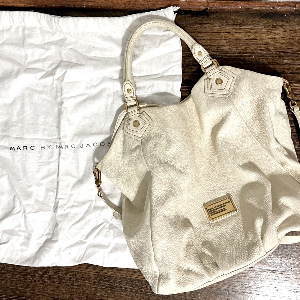 Marc by Marc Jacobs off-white hobo bag